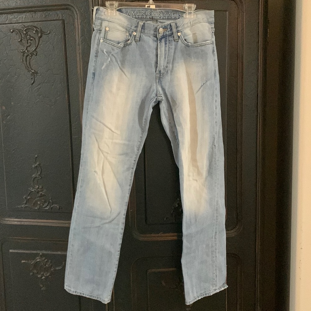 American eagle straight jeans for teen boys.